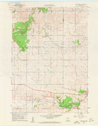 Nerstrand 1960 topographic map thumbnail