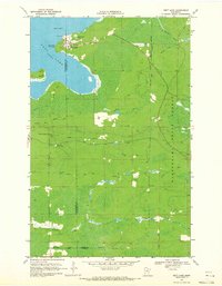 Nett Lake 1969 topographic map thumbnail