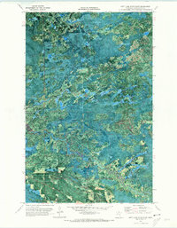 Nett Lake River East 1970 topographic map thumbnail
