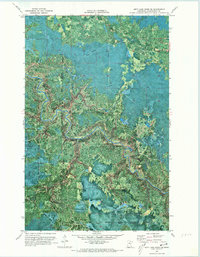 Nett Lake River SE 1970 topographic map thumbnail