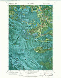 Nett Lake River SW 1970 topographic map thumbnail