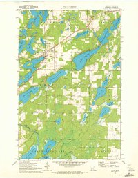 Nevis 1970 topographic map thumbnail