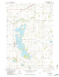New Auburn 1982 topographic map thumbnail