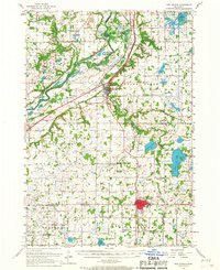 New Prague 1957 topographic map thumbnail