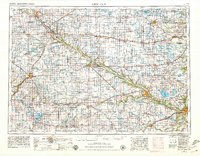 New Ulm 1953 topographic map thumbnail