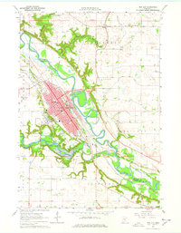 New Ulm 1964 topographic map thumbnail