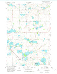 Niemackl Lakes 1973 topographic map thumbnail
