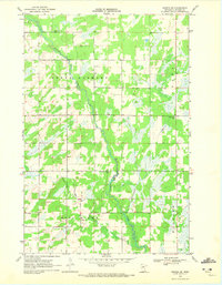 Nimrod SW 1969 topographic map thumbnail