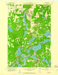 Nisswa 1959 topographic map thumbnail