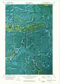 Norman Lake 1973 topographic map thumbnail
