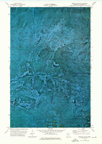 Norman Lake NE 1973 topographic map thumbnail