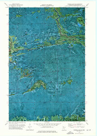 Norman Lake SE 1973 topographic map thumbnail