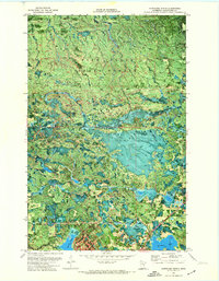 Northome North 1971 topographic map thumbnail