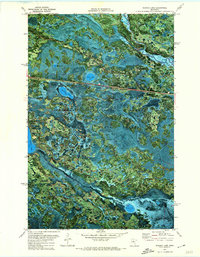 Nushka Lake 1971 topographic map thumbnail