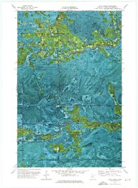 Oaks Corner 1974 topographic map thumbnail