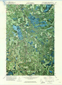 O'Brien Lookout Tower 1972 topographic map thumbnail