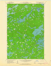 Ogishkemuncie Lake 1959 topographic map thumbnail