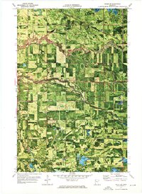 Oklee SW 1971 topographic map thumbnail