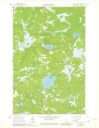 O'Leary Lake 1964 topographic map thumbnail