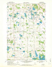 Olga 1969 topographic map thumbnail