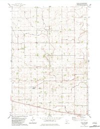 Olivia SE 1982 topographic map thumbnail