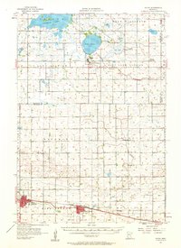 Olivia 1957 topographic map preview