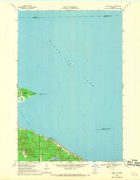Onamia NW 1968 topographic map thumbnail