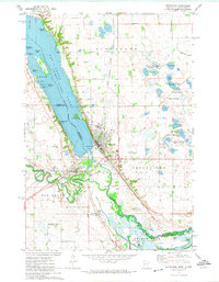 Ortonville 1971 topographic map thumbnail