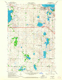 Osakis 1966 topographic map thumbnail