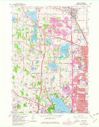 Osseo 1967 topographic map thumbnail