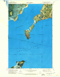 Ottertail Point 1971 topographic map thumbnail