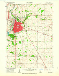 Owatonna 1962 topographic map thumbnail