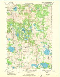 Parkers Prairie NW 1969 topographic map thumbnail