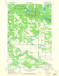 Park Rapids NW 1969 topographic map thumbnail