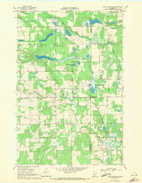 Park Rapids SW 1969 topographic map thumbnail