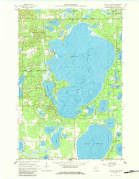 Pelican Lake 1959 topographic map thumbnail