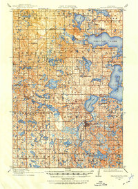 Pelican Rapids 1914 topographic map thumbnail