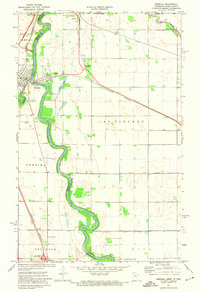 Pembina 1972 topographic map thumbnail
