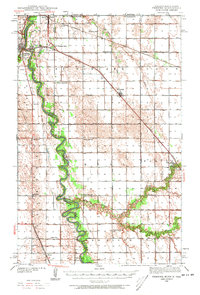 Pembina 1939 topographic map thumbnail