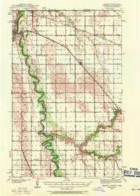 Pembina 1939 topographic map thumbnail