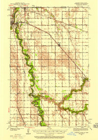 Pembina 1939 topographic map thumbnail