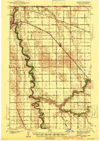 Pembina 1941 topographic map thumbnail