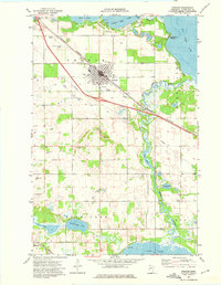 Perham 1973 topographic map preview