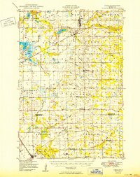 Pierz 1950 topographic map thumbnail