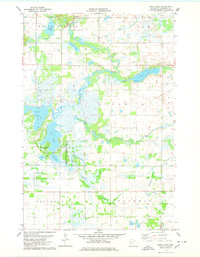 Pierz Lake 1978 topographic map thumbnail