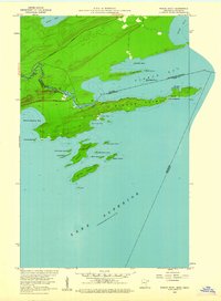 Pigeon Point 1959 topographic map thumbnail