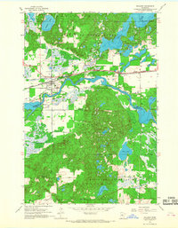 Pillager 1954 topographic map thumbnail