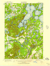 Pillager 1916 topographic map preview
