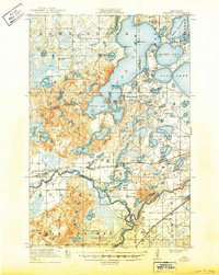 Pillager 1919 topographic map thumbnail