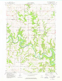Pilot Mound 1974 topographic map thumbnail